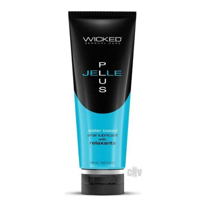 Wicked Jelle Plus Anal Lube 8oz - Model JL403 - Gender Neutral - Anal Pleasure - Clear - Adult Naughty Store