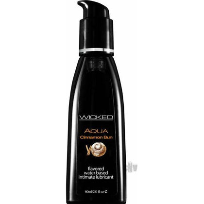 Wicked Aqua Cinnamon Bun Lube 2oz - Adult Naughty Store