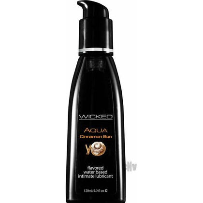 Wicked Aqua Cinnamon Bun Lube 4oz - Adult Naughty Store