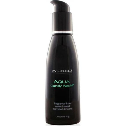 Wicked Aqua Candy Apple Water Based Lubricant 4 Ounce - Adult Naughty Store