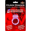 Introducing the SensaPleasure Humm Dinger Vibrating Cockring Magenta - The Ultimate Pleasure Enhancer for Couples - Adult Naughty Store