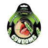 Hott Products Endurance Flavored Condoms 3-Pack - Spearmint Flavored Lubricated Condoms for Oral Pleasure