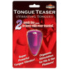 Introducing the PleasurePulse Tongue Teaser Silicone Oral Vibrator - Model TT-200X: A Powerful Pleasure Companion for Sensational Oral Stimulation - Purple - Adult Naughty Store