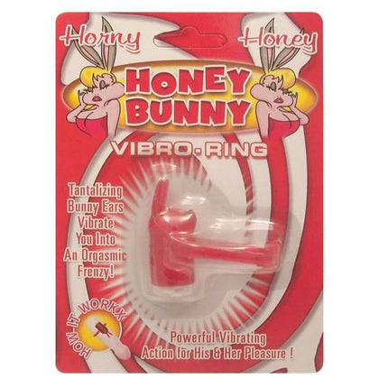 Introducing the Honey Bunny Vibro Cock Ring Magenta - The Ultimate Pleasure Enhancer for Couples - Adult Naughty Store