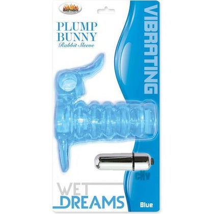 Wet Dreams Plump Bunny Blue Rabbit Sleeve - Vibrating Cock Ring for Enhanced Pleasure and Orgasm