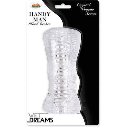 Wet Dreams Handy Man Stroker Clear - Adult Naughty Store