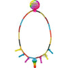 Rainbow Pecker Whistle Necklace - Vibrant Multi-Colored Party Accessory for Fun and Festive Celebrations - Adult Naughty Store