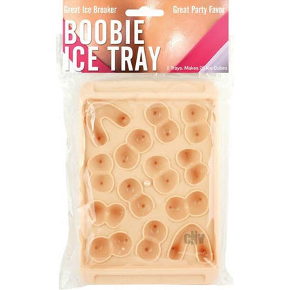 NaughtyNovelties Boobie Ice Cube Tray - Assorted Shapes 2 Pack - Fun Adult Party Ice Cubes for Sucking Pleasure - Pink and Blue - Adult Naughty Store