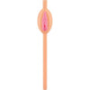 Hott Products Pussy Straws - Fun Party Accessories for Adults - 8 Count Package - Pink and Beige - Model PS-8 - Adult Naughty Store