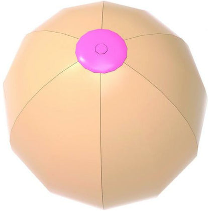 Hott Products Big Boobie Beach Ball - Adult Inflatable Toy, Model BB-1001, for Adults, Pleasure Zone: Breasts, Color: Flesh - Adult Naughty Store