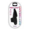 Wet Dreams Finger Frenzy Vibe Black - Powerful 10 Function Finger Play Vibrator for All Intimate Pleasures - Adult Naughty Store