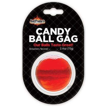 Candy Ball Gag - Strawberry Flavored, Pleasure-Filled Oral Delight for Adults