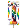 Introducing the PleasureX Pecker Pops - Model X69: Rainbow Colored Cum Covered Lollipop - Adult Naughty Store