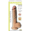 Skinsations Squirmer White Realistic Rechargeable Skin Feel Dildo - Model SQR1001 - Unisex Pleasure Toy - Adult Naughty Store