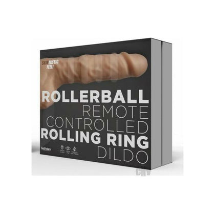 Skinsations Rollerball Dildo - Model X1: Ultimate Pleasure for Intense Erotic Stimulation - Unisex, Full-Body Pleasure - Black