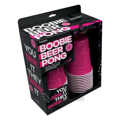 Introducing the Playful Pleasures Boobie Beer Pong Set - The Ultimate Adult Party Game for Wild Fun and Entertainment