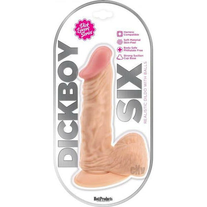 Introducing the SensaToys DickBoy Dildo 6: A Realistic Phthalate-Free Pleasure Powerhouse for All Genders!