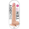 Introducing the Exquisite Pleasure Co. Dick Boy Dildo 10 - The Ultimate Realistic Firm Shaft Pleasure Experience for All Genders, Offering Sensational Pleasure in a Sultry Black Shade
