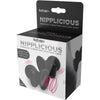 Introducing the Sensual Pleasures Vibrating Nipple Cups - Model NP-500X - Unisex - Enhance Sensations - Seductive Black - Adult Naughty Store