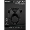 Decadence Ring Man Black - Powerful Vibrating Cock Ring for Intense Inner Sensations and External Pleasure (Model: DRMB-001, Black) - Adult Naughty Store