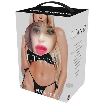 Introducing the SensaDoll Titanya Triple Hole Love Doll - Model T3X-2021 for Her Pleasure - Realistic Face, Extra Large Boobs, and Vibrating Stimulation - Seductive Pink - Adult Naughty Store