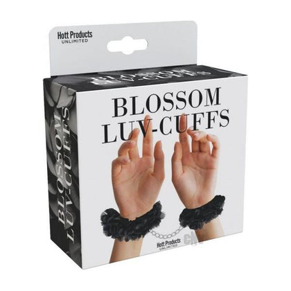 Blossom Luv Cuffs Black - The Sensational Sensory Experience for Couples: Premium Handcuffs for Unforgettable Intimate Moments