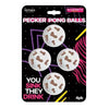 Pecker Beer Pong Balls 4pk - The Ultimate Party Pleasure Game Changers! - Adult Naughty Store