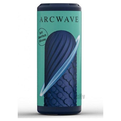 Arcwave Ghost Pocket Stroker Blue - Reversible Textured Sleeve for Enhanced Male Pleasure