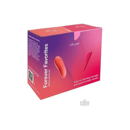 Introducing the WV Forever Favorites Set: Red/Coral - Touch X Lay-On Massager and Tango X Bullet Vibrator.