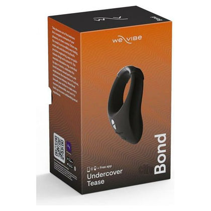 We-Vibe Bond Black Adjustable Wearable Ring for Couples and Penis Owners - Enhancing Foreplay and Anticipation