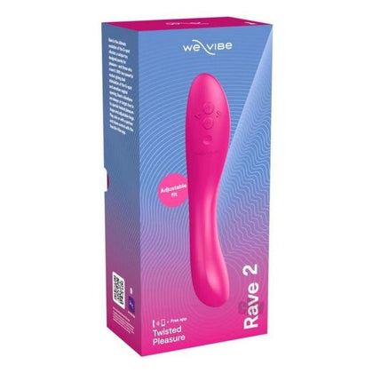 We-Vibe Rave 2 Fuchsia Twisted Pleasure G-Spot Vibrator - Dual Stimulation for Women