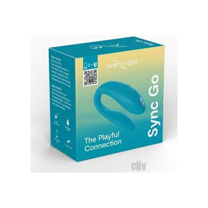 We Vibe Sync Go Turquoise Couples Vibrator - Model Name: Sync Go - For Jet Setters - Dual Stimulation - Turquoise