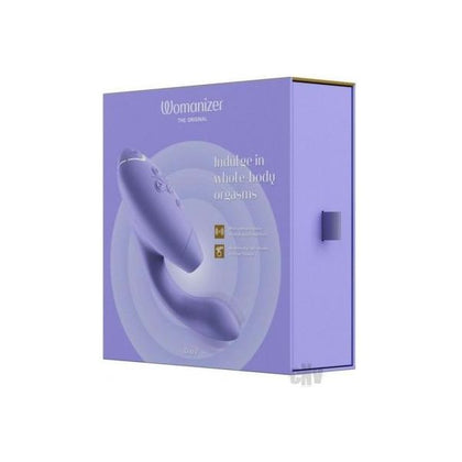 Introducing the Womanizer Duo 2 Lilac - The Ultimate Pleasure Air Clitoral Stimulator and G-Spot Vibrator for Mind-Blowing Blended Orgasms