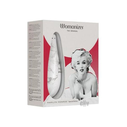 Womanizer MMSE-001 Marilyn Monroe Special Edition Clitoral Stimulator - White: Unleash Your Sensuality with Elegance