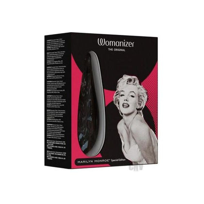 Womanizer Pleasure Air Technology Clitoral Stimulator - Marilyn Monroe Special Edition Black