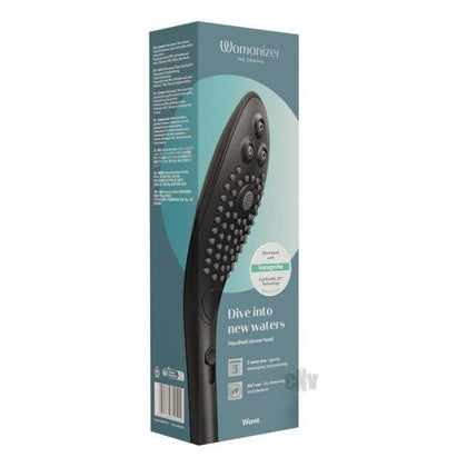 Introducing the Sensual Pleasure Delight: Womanizer Wave Black - The Ultimate Shower Pleasure Experience for All Genders and Sensual Bliss in Black