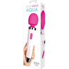Bodywand Aqua Silicone Massager Waterproof - Powerful One Touch Control Vibrator - Model AW-500 - For Women - Full Body Pleasure - Aqua Blue