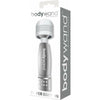Bodywand Mini Massager Silver - Powerful Handheld Vibrator for Intense Pleasure, Model MW-400, Unisex, Full Body Stimulation, Silver