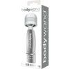 Bodywand Mini Massager Silver - Powerful Handheld Vibrator for Intense Pleasure, Model MW-400, Unisex, Full Body Stimulation, Silver - Adult Naughty Store