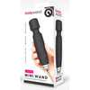 Bodywand Luxe Mini Body Massager Black - Powerful Handheld Vibrating Wand for Deep Tissue Massage - Model BWLMB-001 - Unisex Pleasure Toy for Intimate Massage - Black - Adult Naughty Store