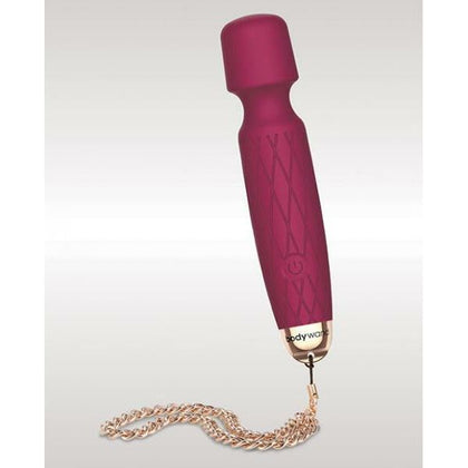 Bodywand Luxe Mini Body Massager Red - Powerful Handheld Vibrating Wand for Deep Tissue Massage - Model LW-200R - Women's Pleasure Toy