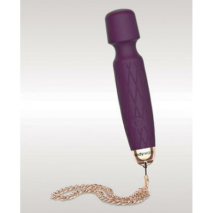 Bodywand Luxe Mini Body Massager Purple - Compact and Powerful Vibrating Wand for Deep Tissue Massage - Model BWLUXE-MINI-PURP