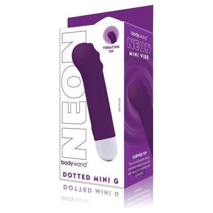 Bodywand Dotted Mini G Neon Purple Curved Vibrating G-Spot Massager