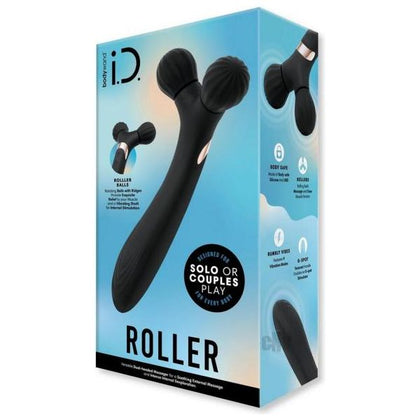 Bodywand ID Roller Black - Powerful All-in-One Massager for Full-Body Pleasure