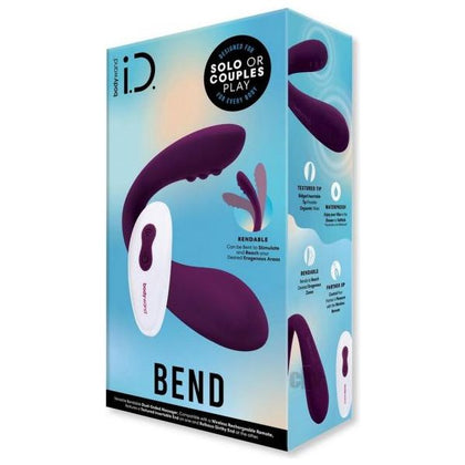 Bodywand ID Bend Purple - Flexible Dual-Ended Vibrator for Clitoral and G-Spot Stimulation