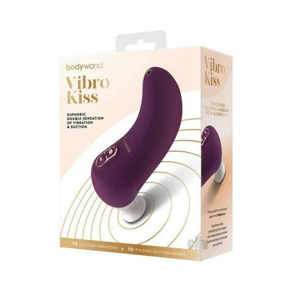 Bodywand Vibro Kiss Purple-White Clitoral Stimulator - Model V1001 - Female Pleasure - Adult Naughty Store