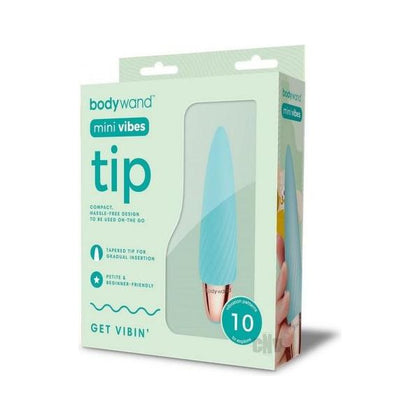 Bodywand Mini Vibes Tip Green - Powerful Tapered Vibrator for All Genders, Intense Pleasure in a Compact Design