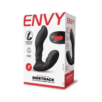 ENVY Sidetrack Black Prostate Vibrator - Model ENVSID001 - For Men - Intense P-Spot Stimulation