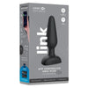 Love Distance Link Plug Black - Powerful 20-Function Silicone Vibrating Butt Plug for All Levels of Pleasure - Model LDLPB-20 - Unisex Anal Stimulation - Black - Adult Naughty Store