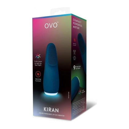 Introducing the Ovo Kiran Layon Vibrator Blue: Your Ultimate Handheld Pleasure Companion